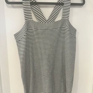 Loft striped sweater tank top